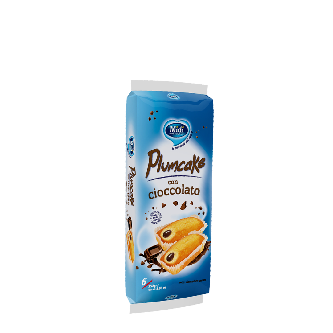 MIDI' PLUMCAKE CIOCCOLATO 252g (18 in a box)