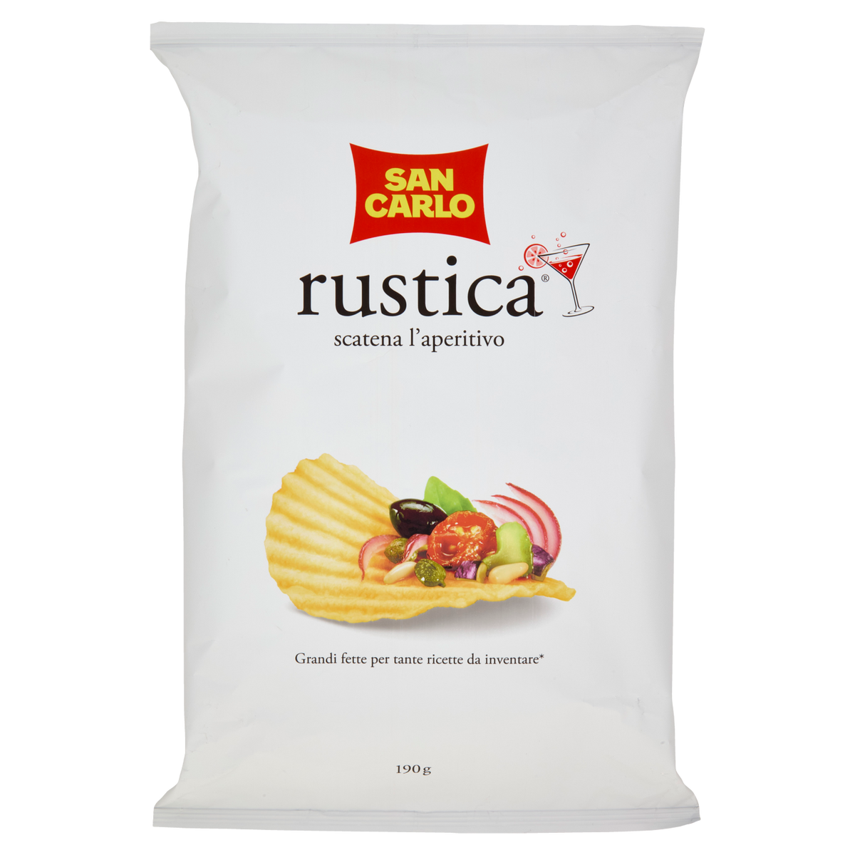 SAN CARLO PATATINE RUSTICHE 190g (14 in a box)