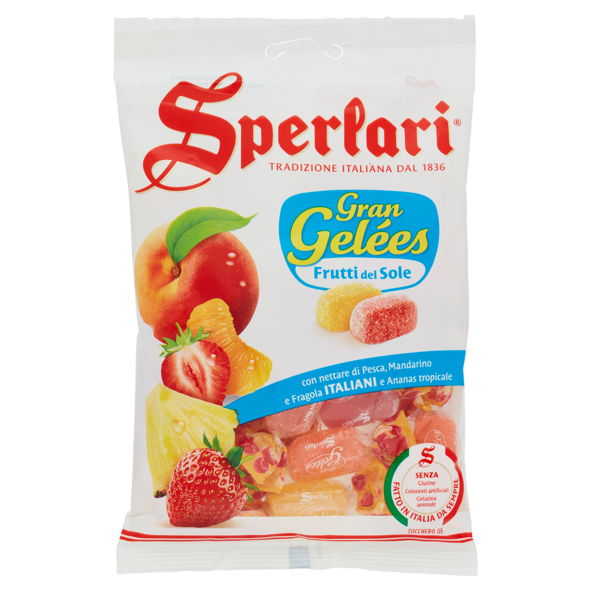 SPERLARI CARAMELLE GELEES ALLA FRUTTA 175g (18 in a box)