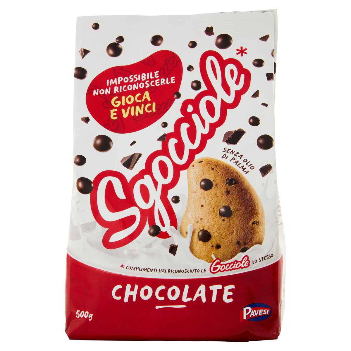 PAVESI GOCCIOLE CIOCCOLATO 500g (12 in a box)