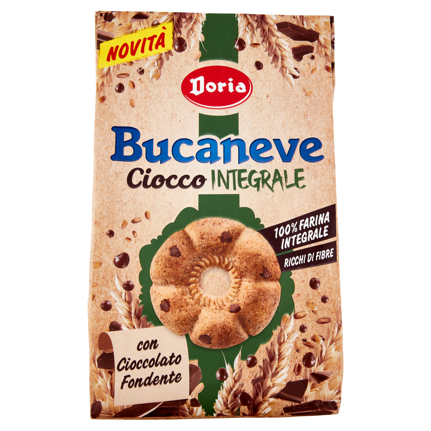 DORIA BUCANEVE CIOCCO INTEGRALE 300g (12 in a box)