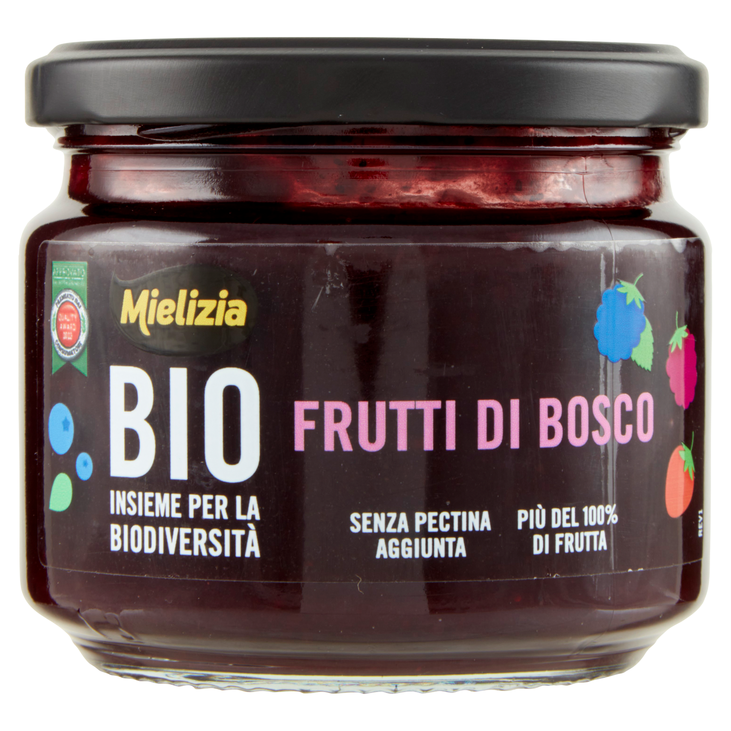 MIELIZIA CONFETTURA FRUTTI DI BOSCO 250g (6 in a box)