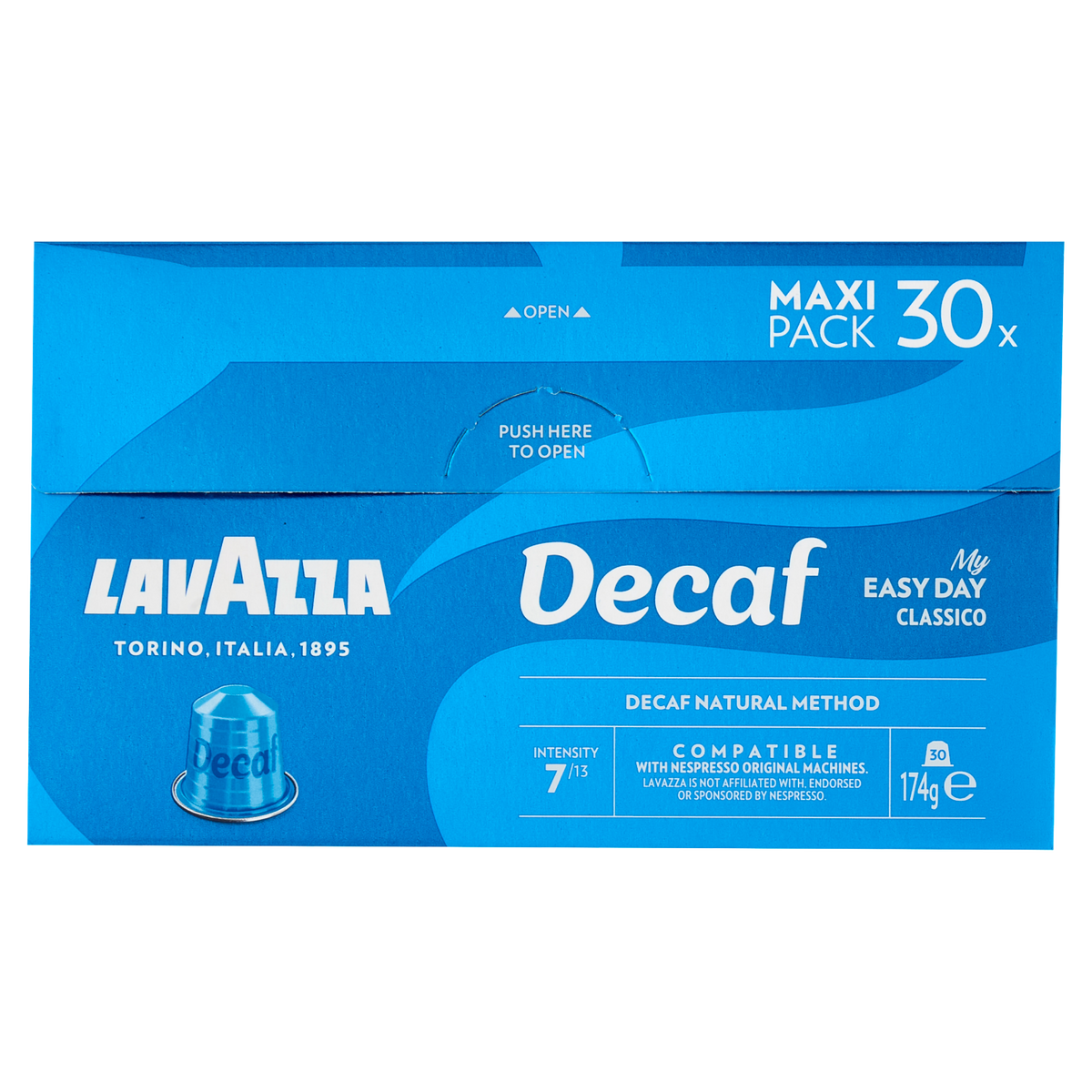 LAVAZZA NESPRESSO DEK X 30 CAPSULE 242g (8in a box)