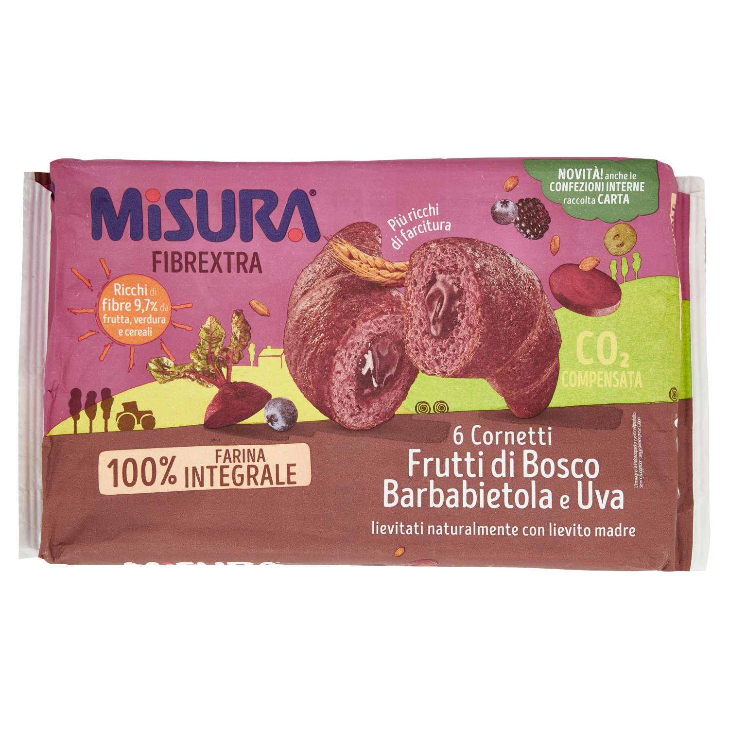 MISURA CROISSANT VIOLA X6 300g (8 in a box)