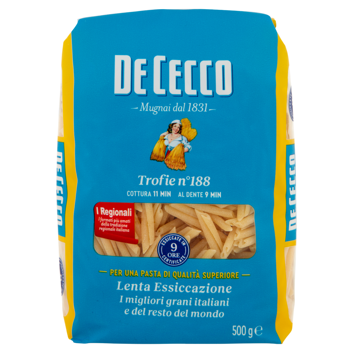 DE CECCO TROFIE N.188 500g (24 in a box)