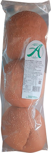 Serie A Panino Per Hamburgercon Sesamo g.345 (3pzx115g) (10 In A Box) (£1.52 Each)