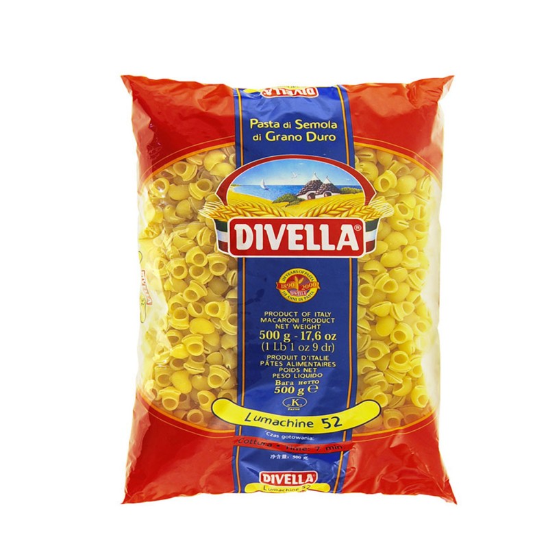 DIVELLA PASTINA LUMACHINE N.52 500g (24 in a box)