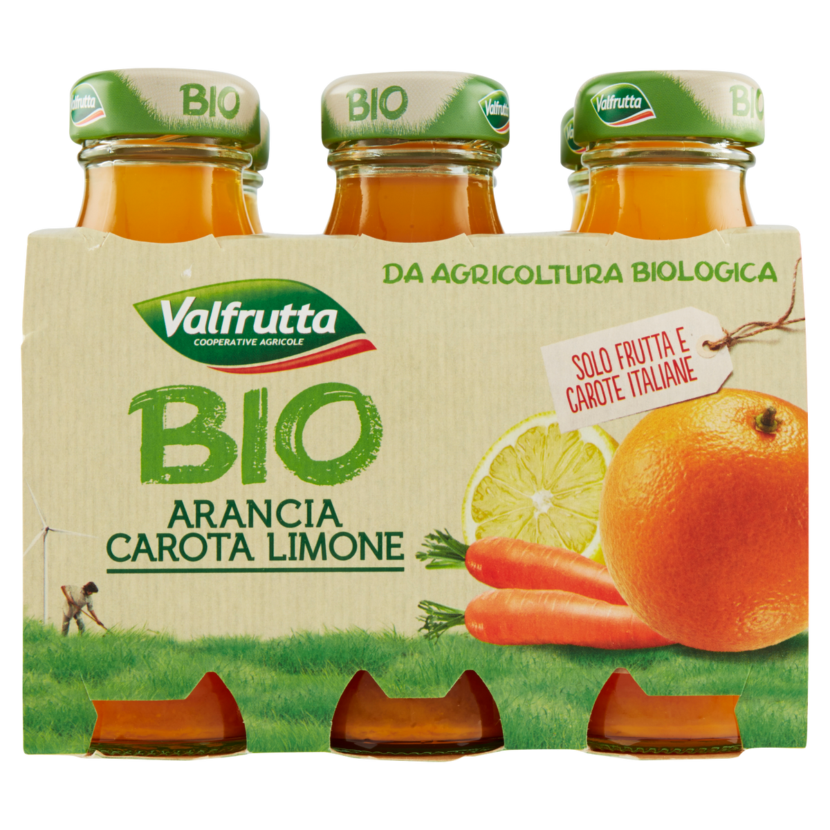 VALFRUTTA SUCCO ORGANIC ACE 125mlX6 (8 in a box)