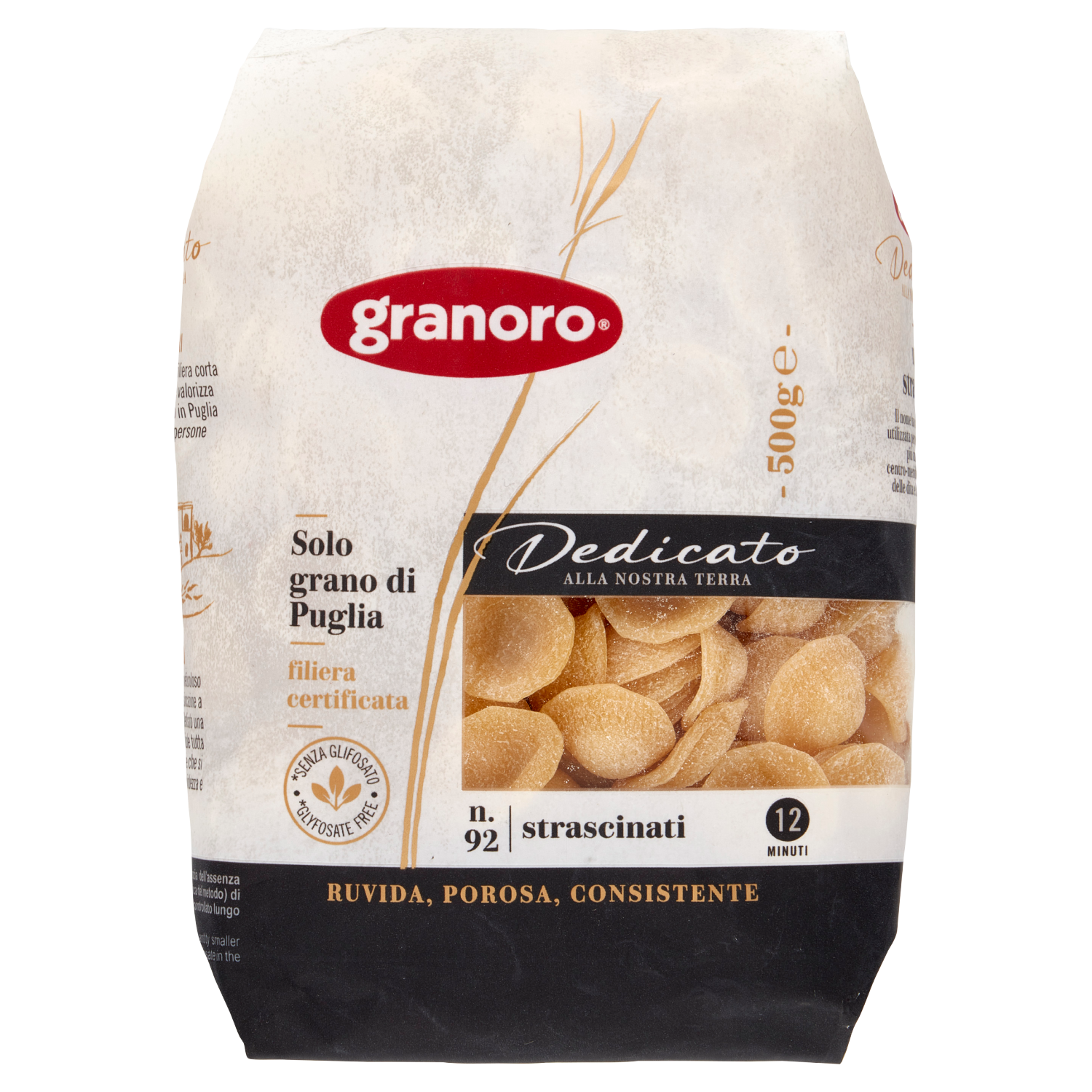 GRANORO DEDICATO 92 STRASCINATI 500g (20 in a box)