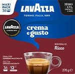 LAVAZZA A MODO MIO CREMA&GUSTO RICCO CAPSULE X36 GR.270