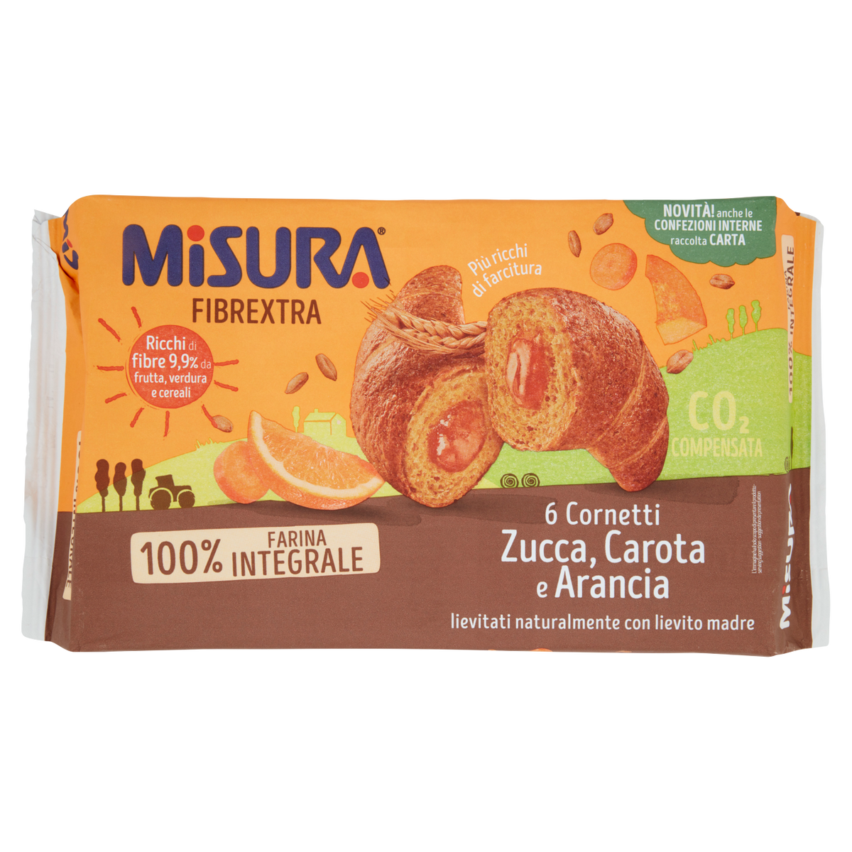 MISURA CORNETTI ALL'ARANCIA x6 308g (8 in a box)