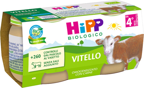 HIPP OMOGENEIZZATO VITELLO    2X80G