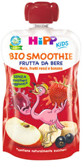 HIPP BIO SMOOTHIES MELA,FRUTTI ROSSI E BANANA 120ML