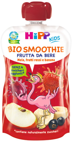 HIPP BIO SMOOTHIES MELA,FRUTTI ROSSI E BANANA 120ML