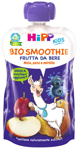 HIPP BIO SMOOTHIES MELA,PERA  E MIRTILLO 120ML
