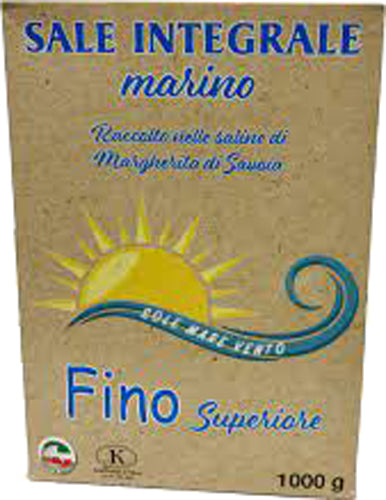 Piazzolla Sale Marino Fino Integrale Kg 1 (12 In A Box) (£0.22 Each)