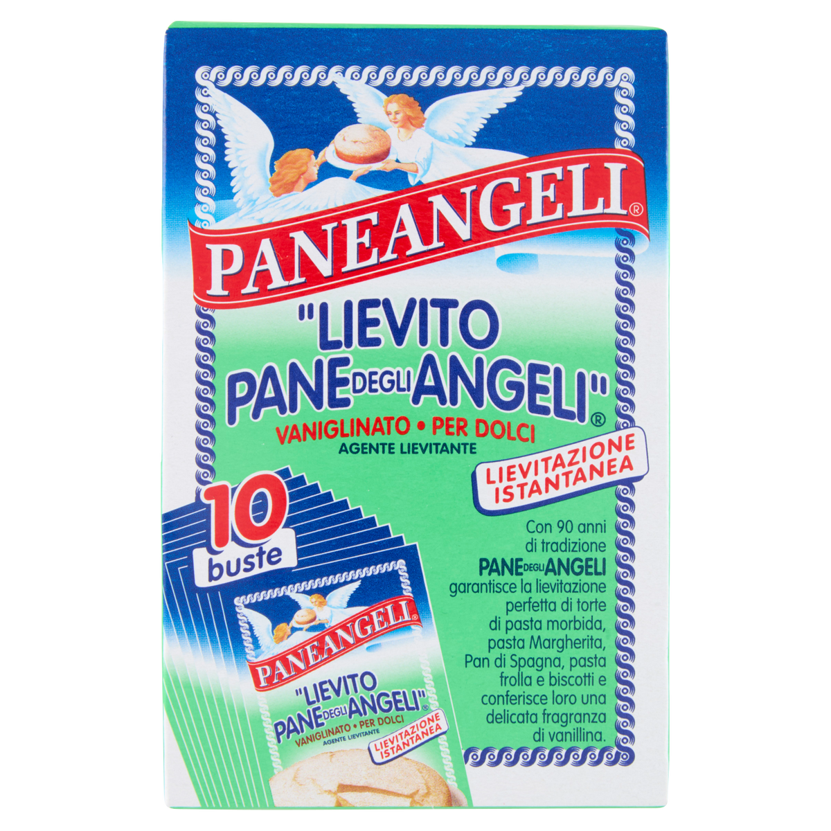 PANEANGELI LIEVITO VANIGLIATO X10 160g (14 ina box)