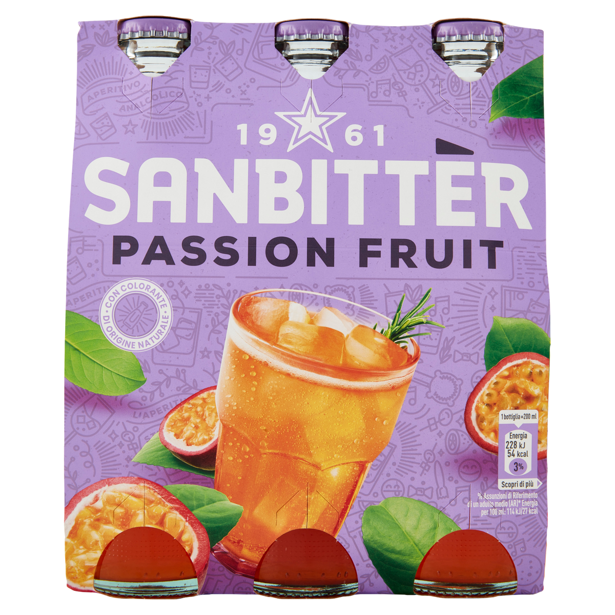 SANBITTER EMOZIONI PASSION FRUIT 20ml X3 (8 in a box)