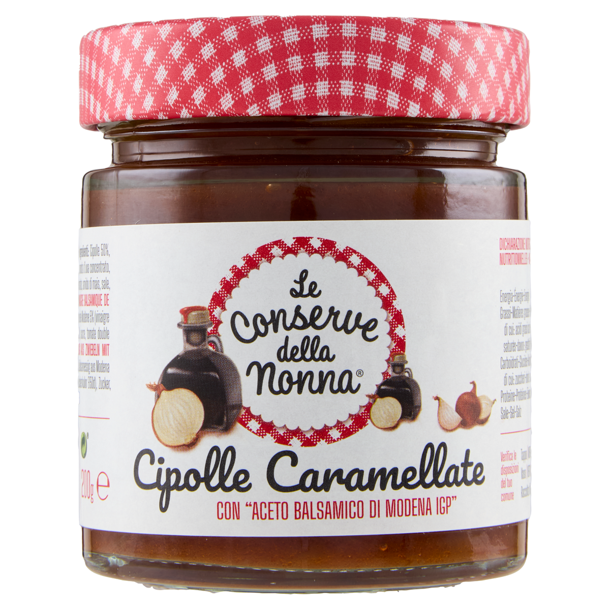 CONSERVE DELLA NONNA CIPOLLE CARAMELLATE 200g (6 in a box)
