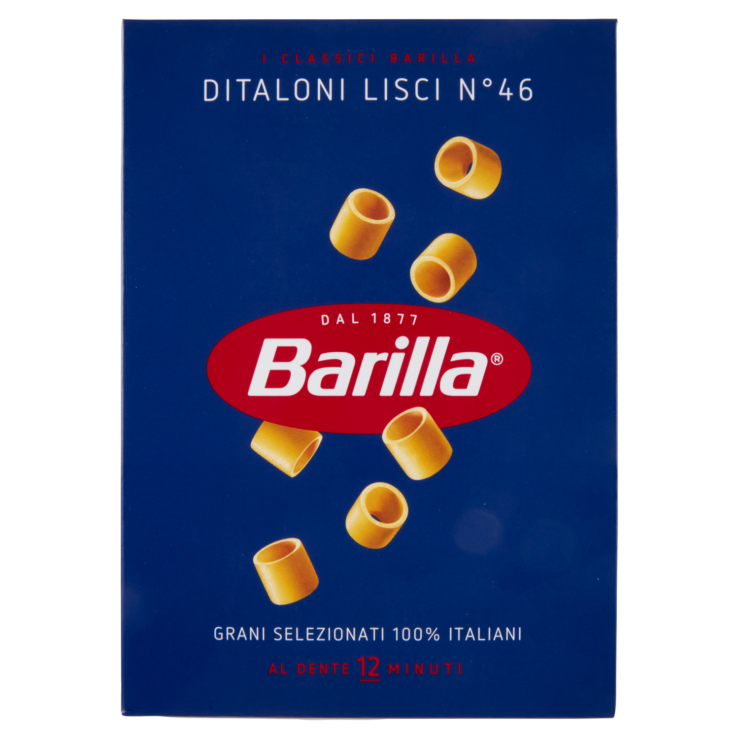BARILLA PASTA DI SEMOLA DITALONI N.46 500g (28 in a box)