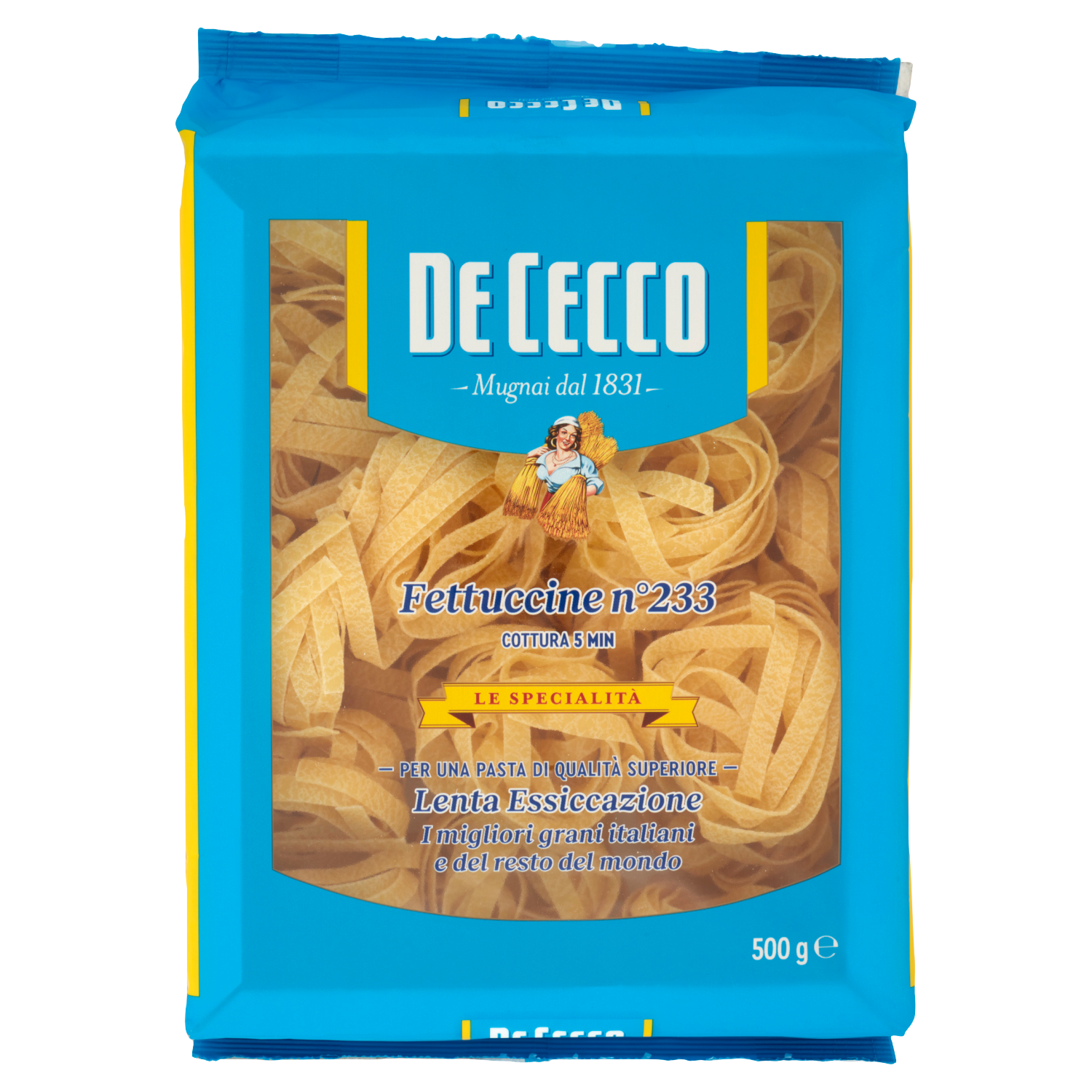 DE CECCO PASTA DI SEMOLA FETTUCCINE N°233 500(8 in a box)