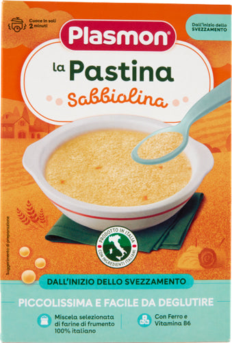 PLASMON 4+ SABBIOLINA GR.300  PASTINA