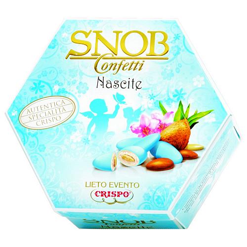 CRISPO SNOB CONFETTI MANDORLA CELESTE 500g (6 in a box)