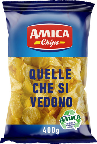 Amica Chips Patatine g.400busta Trasparente (6 In A Box) (£2.35 Each)