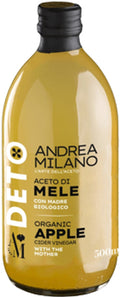 Andrea Milano Aceto Di Mele Bio Non Filtrato ml 500 (6 In A Box) (£1.41 Each)