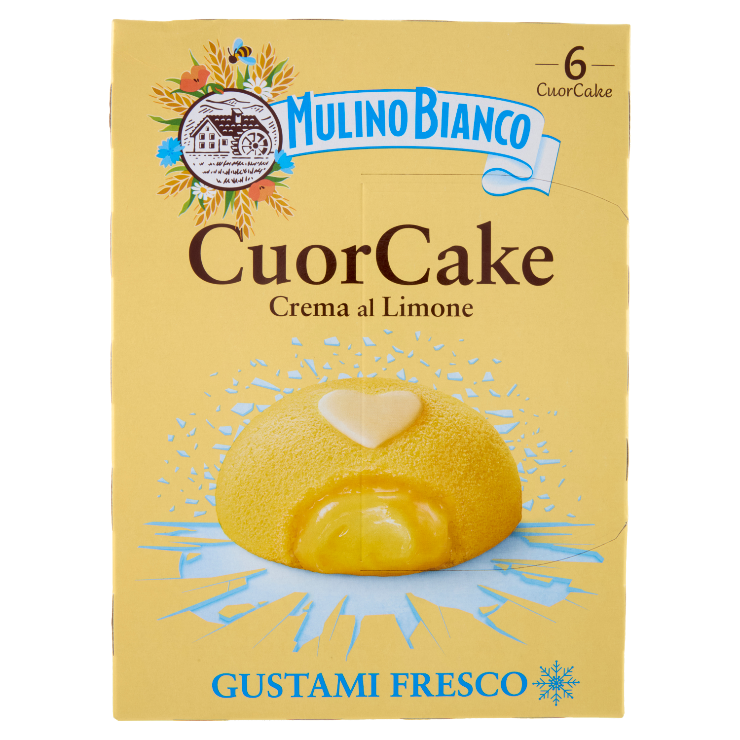 MULINO BIANCO CUORCAKE LIMONE 210g (8 in a box)