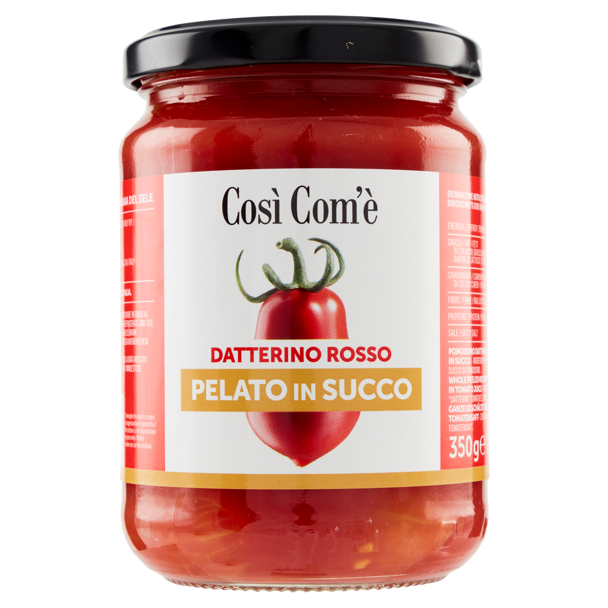 COSICOMÈ DATTERINO PELATO ROSSO 400g (12 in a box)