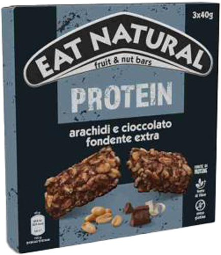 Eat Natural Cioccolato e Arachidi 3 × 40g (12 In A Box) (£2.56 Each)