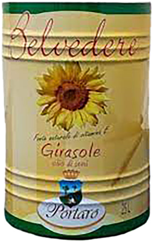 Portaro Olio Di Semi Di Girasole Belvedere Latta 25L (1 In A Box) (£42.35 Each)