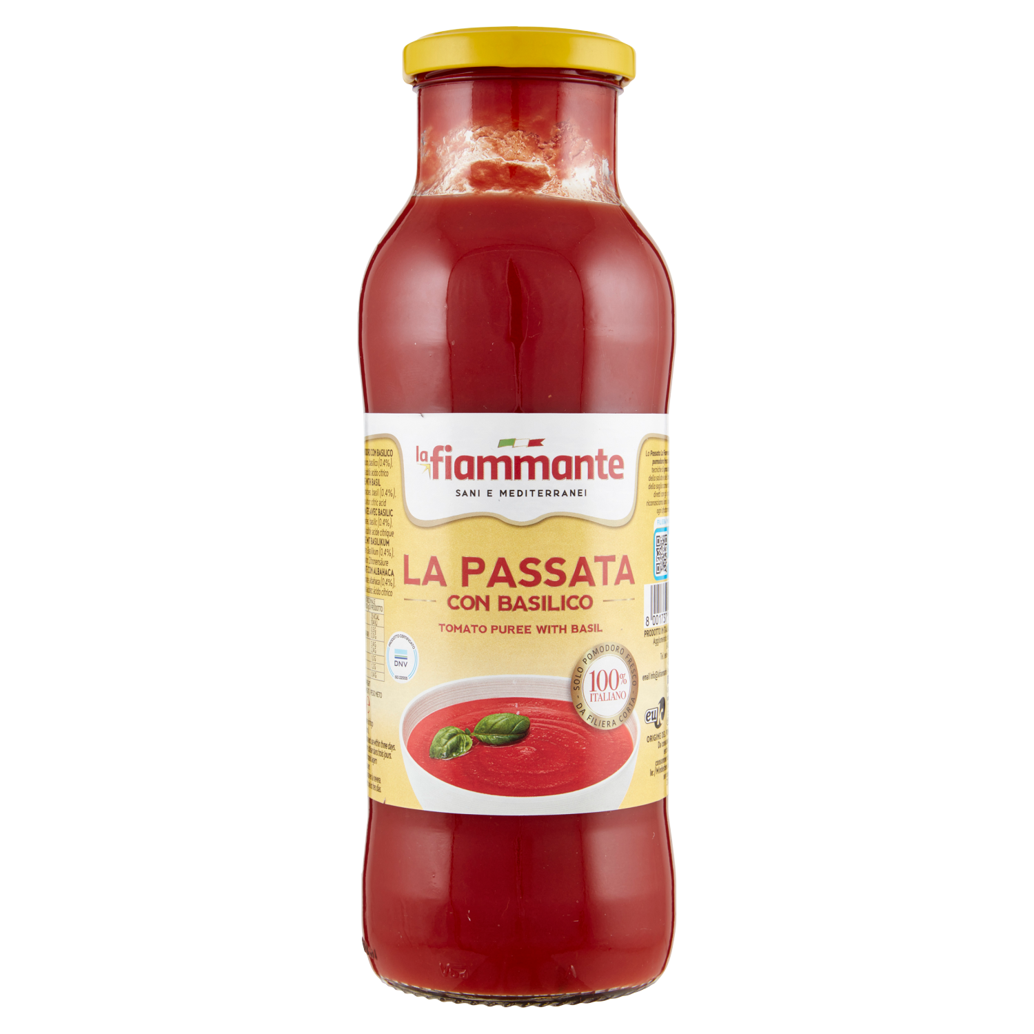 FIAMMANTE PASSATA DI POMODORO CON BASILICO 680g (12 in a box)