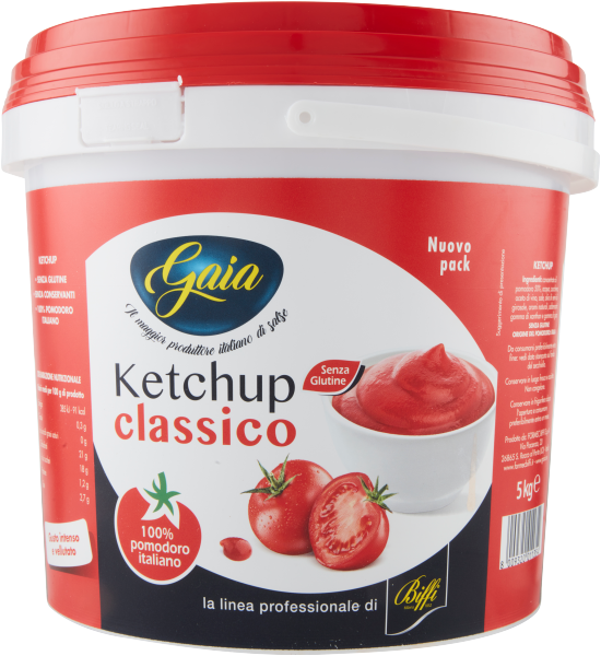GAIA KETCHUP bucket 5kg (single item)