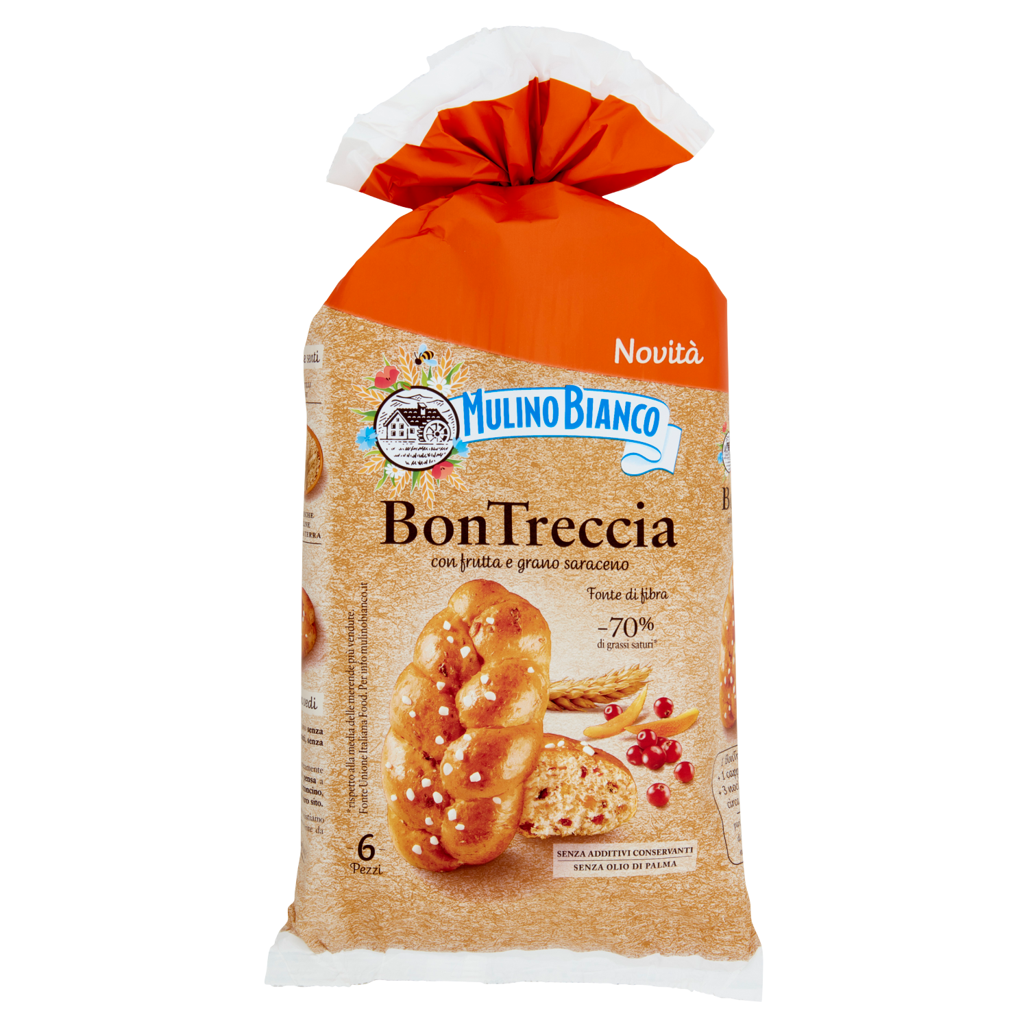MULINO BIANCO BONTRECCIA X6 225g (9 in a box)