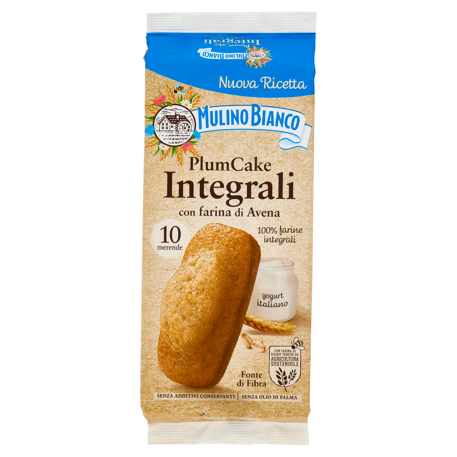MULINO BIANCO PLUMCAKE INTEGRALE X10 330g (10 in a box)