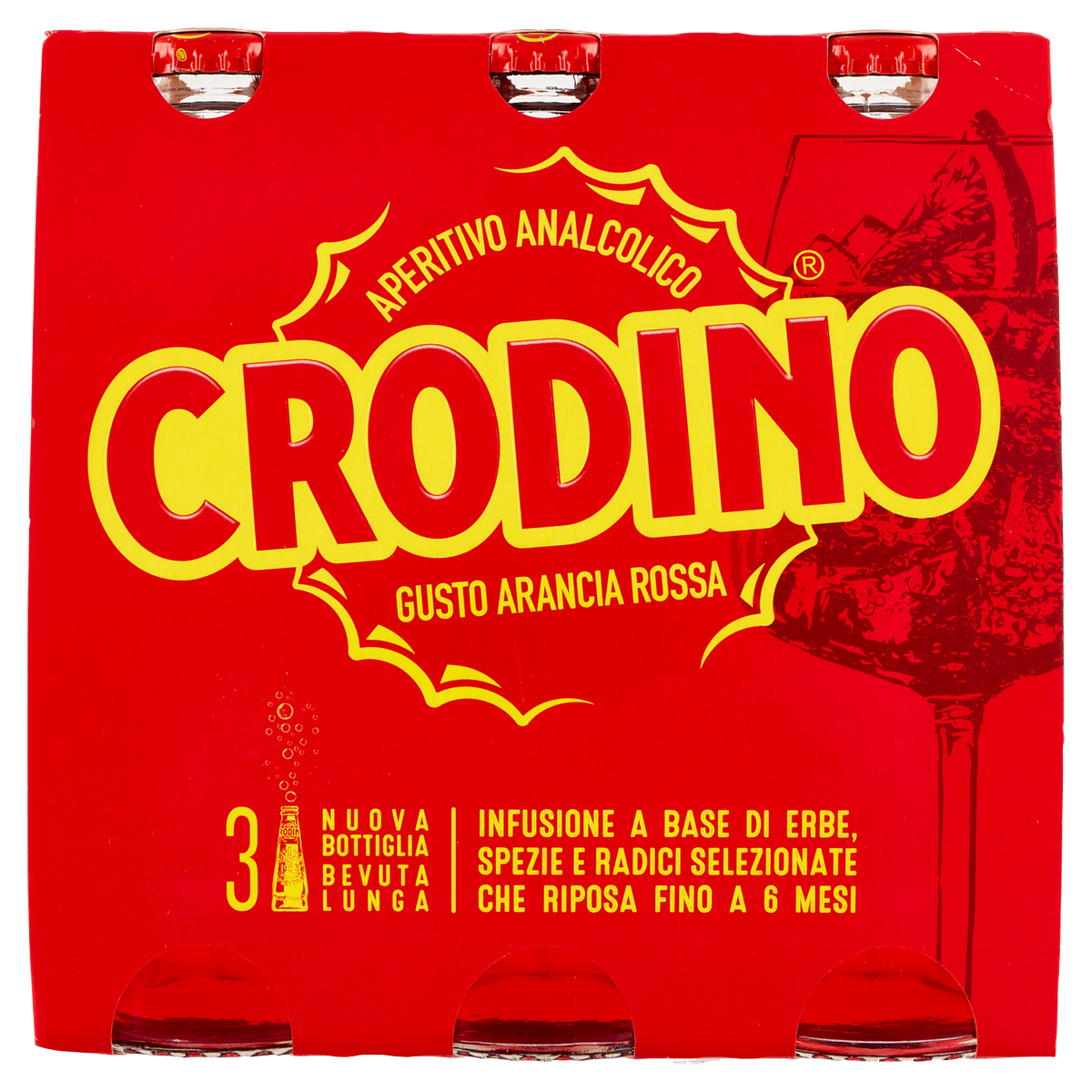 CRODINO ROSSO 17,5CL X3 PZ 525 ml