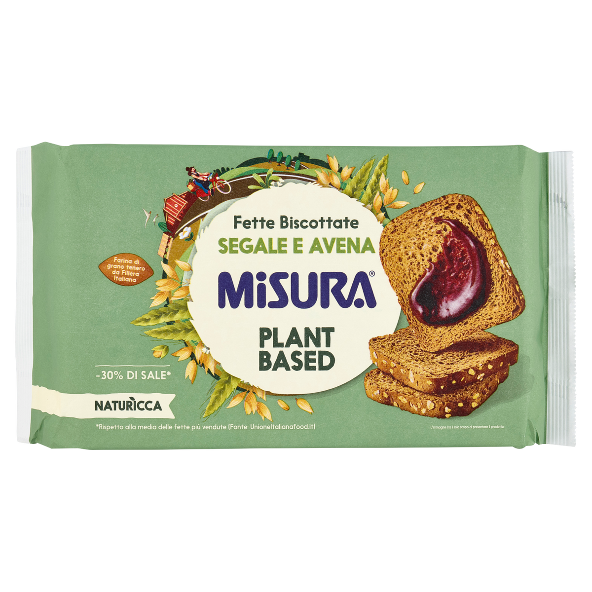 MISURA FETTE SEGALE E AVENA 320g (12 in a box)