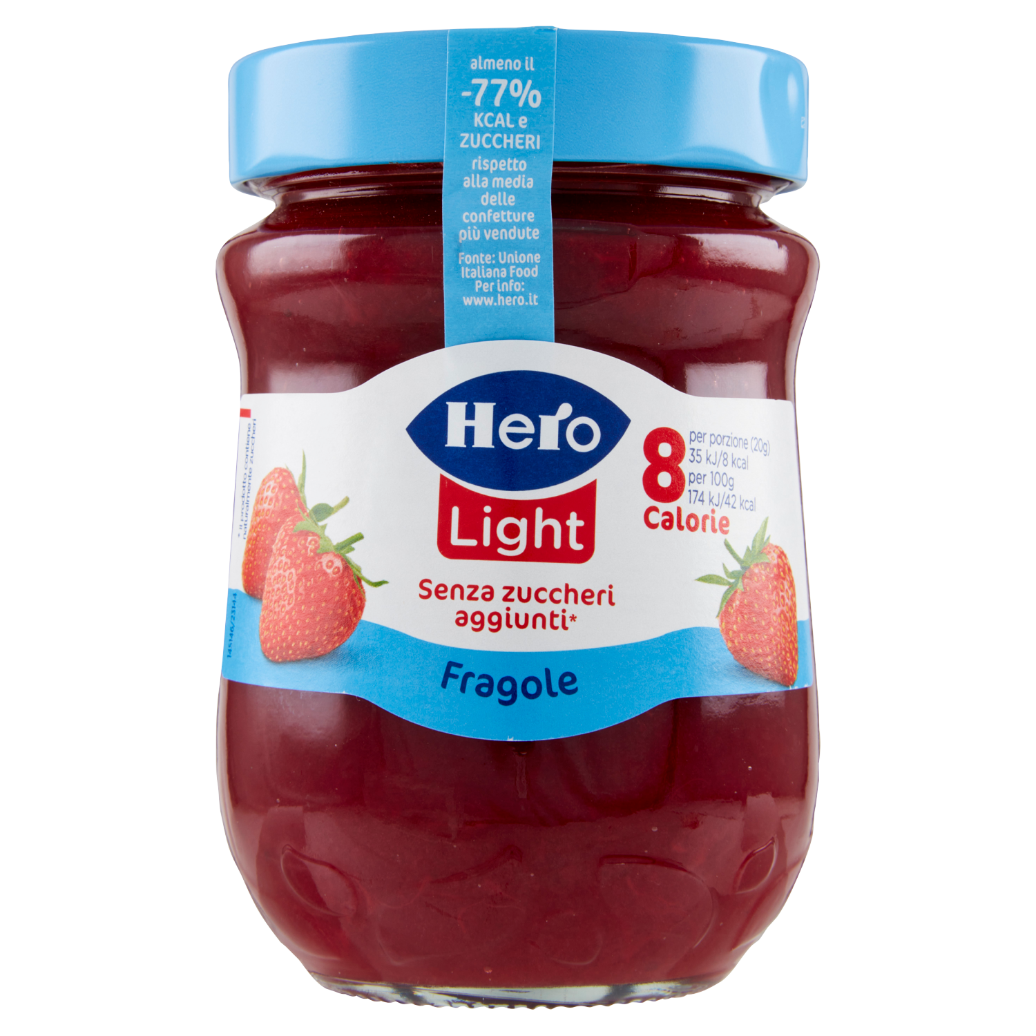 HERO CONFETTURA FRAGOLA SUGAR-FREE 240g (8 in a box)