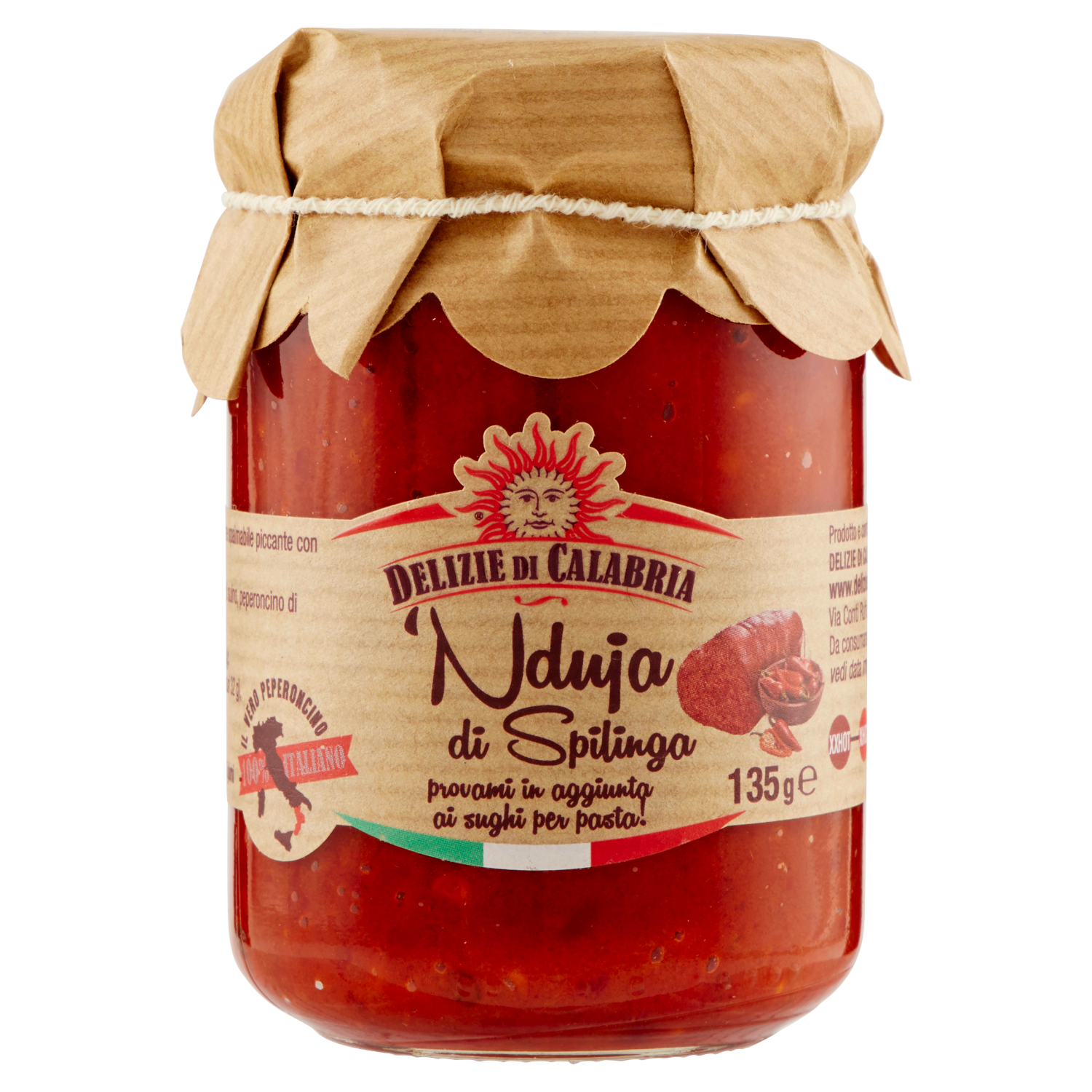 DELIZIE CALABRIA NDUJA DI SPILINGA 135g (12 in a box)