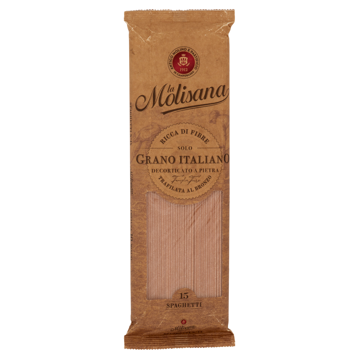MOLISANA SPAGHETTI N°15 INTEGRALI 500g (18 in a box)