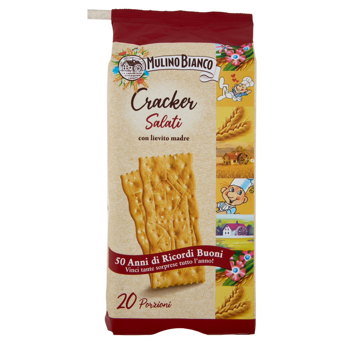 MULINO BIANCO CRACKER SALATI X20 500g (9 in a box)