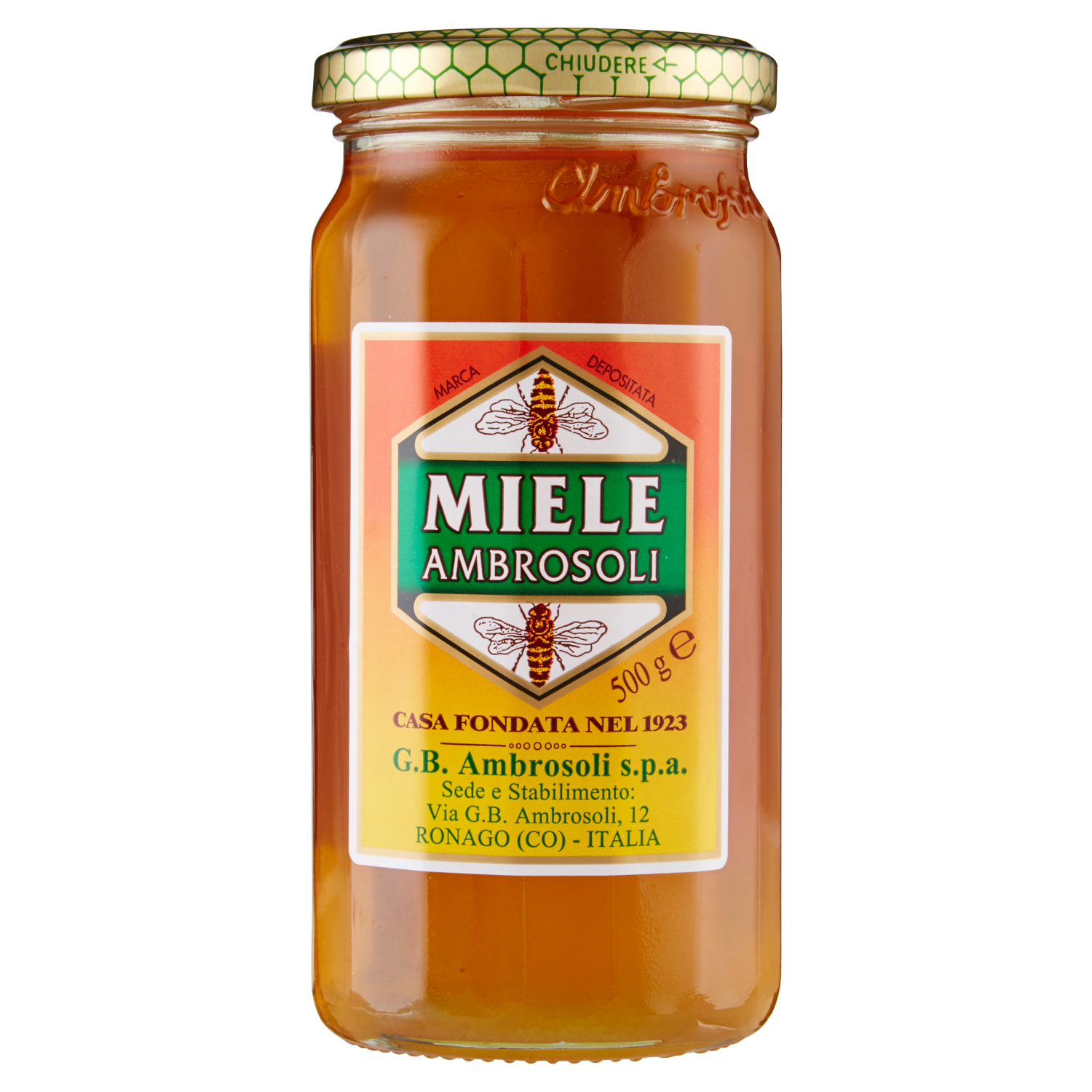 AMBROSOLI MIELE RAFFINATO 500g (6 in a box)