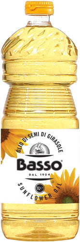 Basso Olio Di Semi Di Girasole Pet Tondo 1L (12 In A Box) (£1.59 Each)