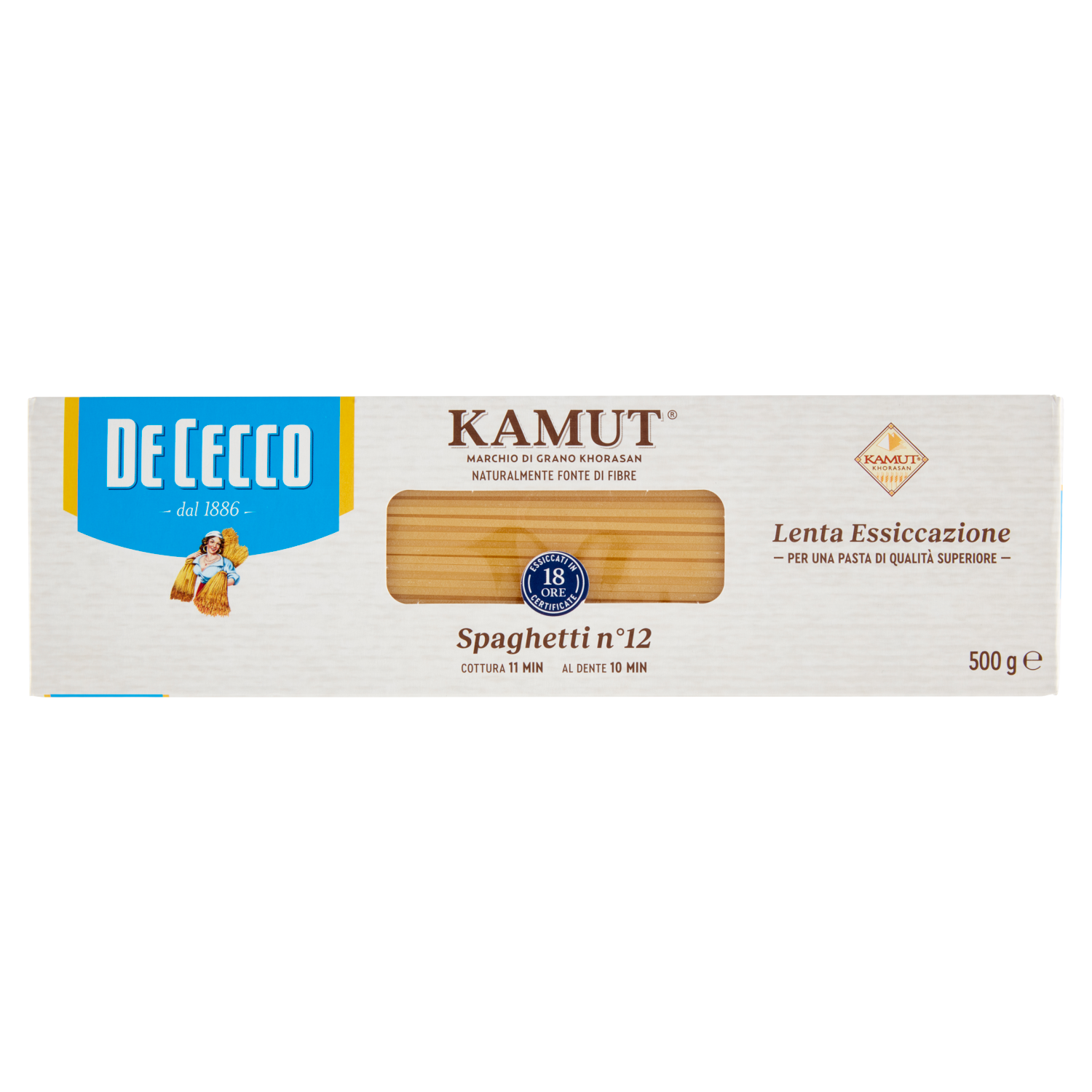 DE CECCO SPAGHETTI N°12 KAMUT 500g (20 in a box)