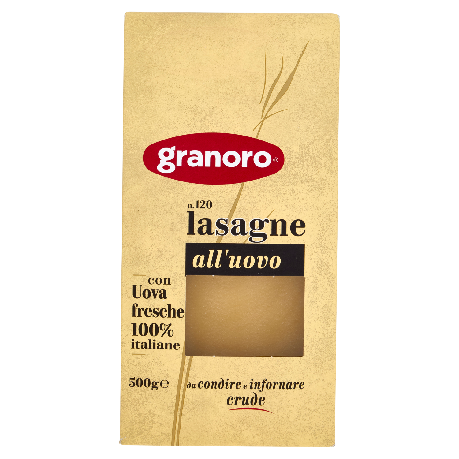 GRANORO LASAGNA UOVO N.120 500g (12 in a box)