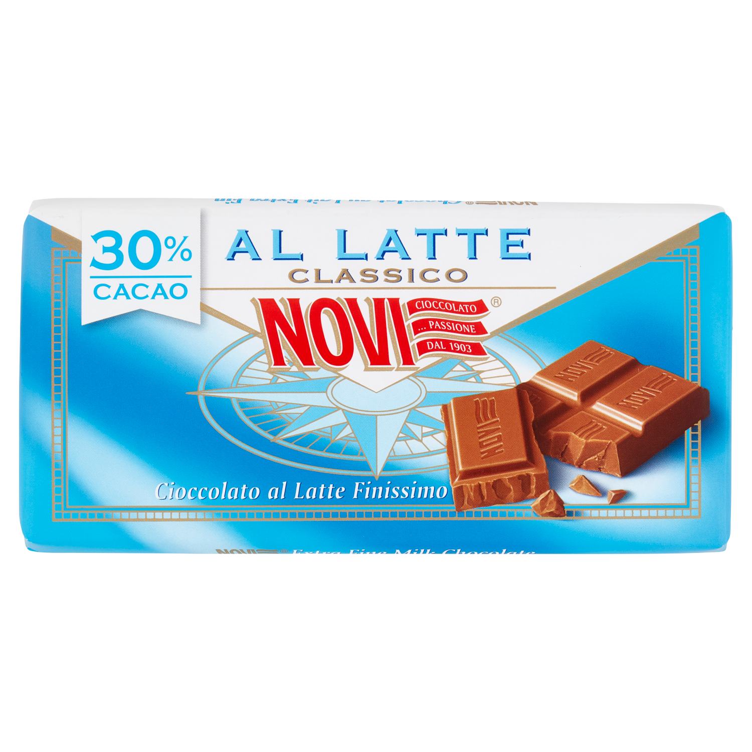 NOVI CIOCCOLATO AL LATTE 100g (24 in a box)