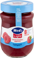 Hero Confettura Lamponi Light Senza Zucchero 280 Gr