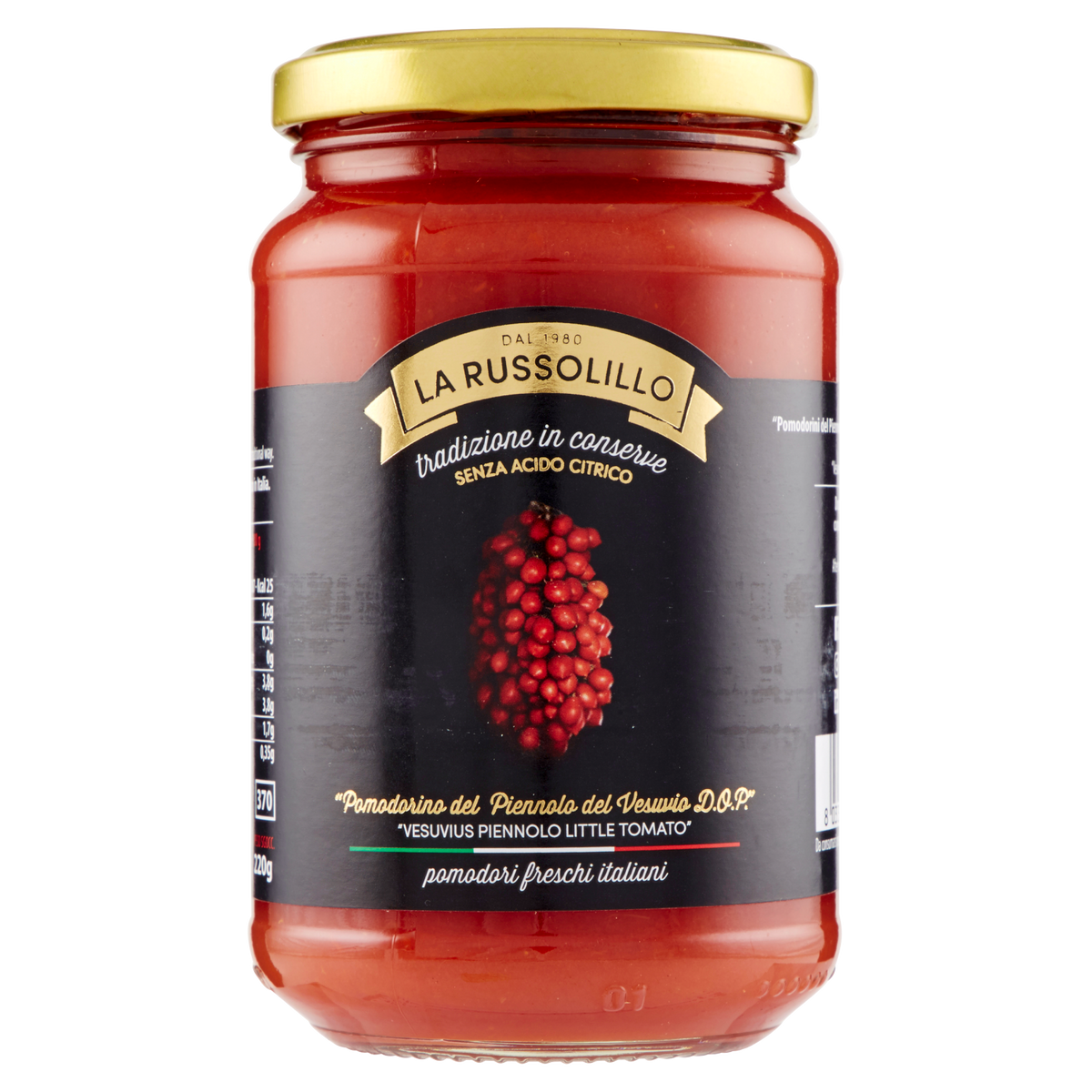 RUSSOLILLO PIENNOLO DEL VESUVIO DOP 360g (15 in a box)